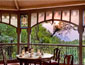 Private dining, The Verandah in the Forest, Matheran, India