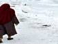 Walking back to the village, Sonamarg, India